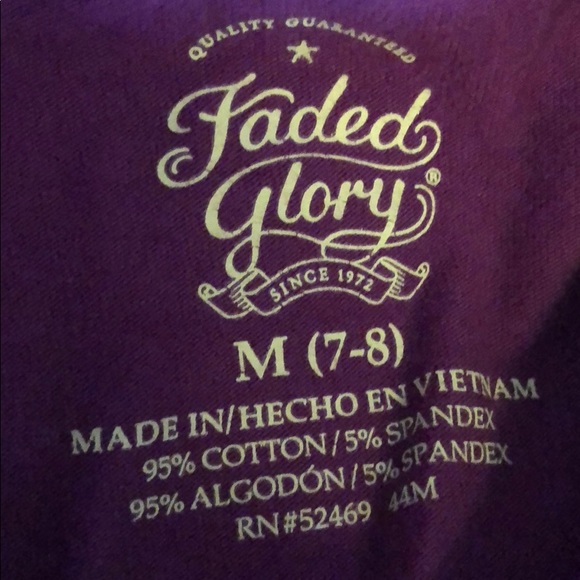 Purple FADED GLORY long sleeve shirt - Picture 2 of 2